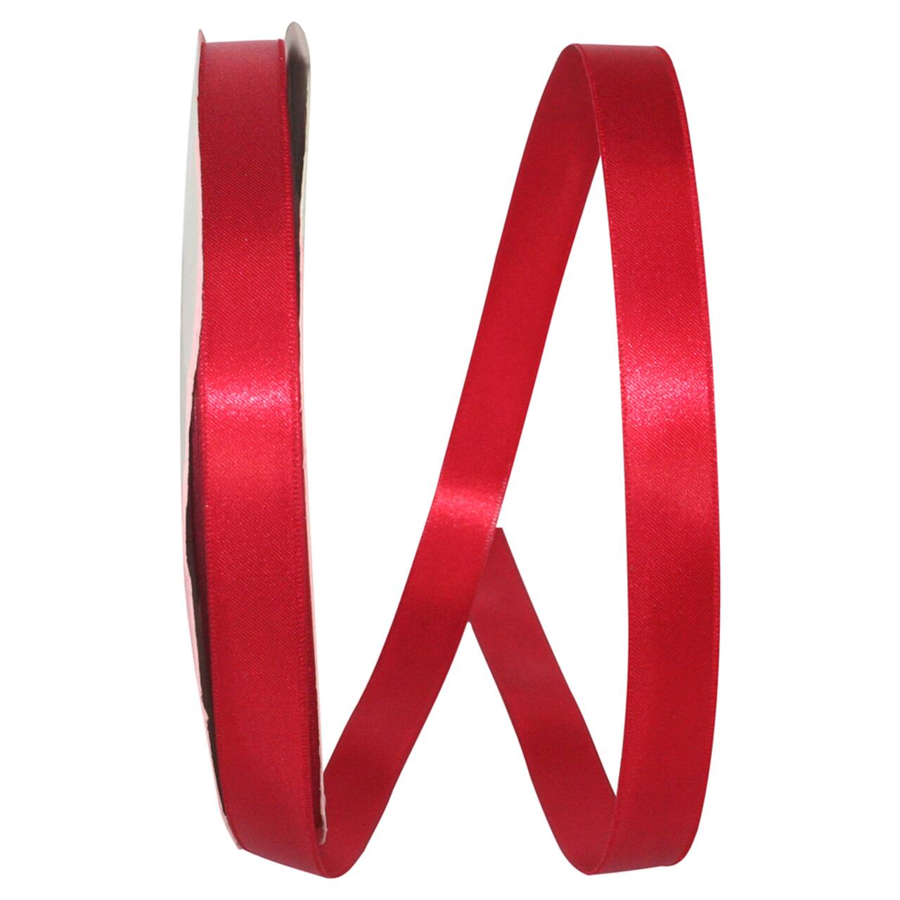 JAM Paper 5/8" x 100yd. Double Face Satin Allure Ribbon